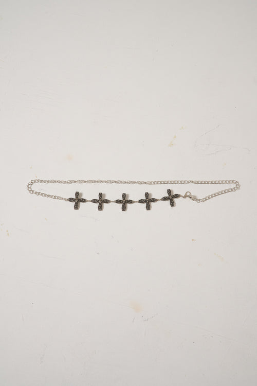 コフィンクロス スカルチェーンチョーカー