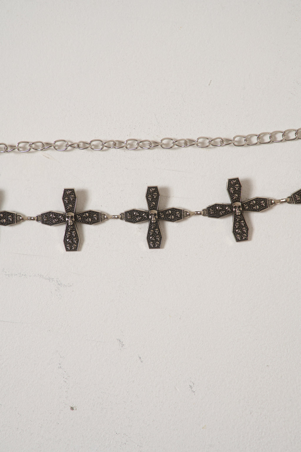 コフィンクロス スカルチェーンチョーカー