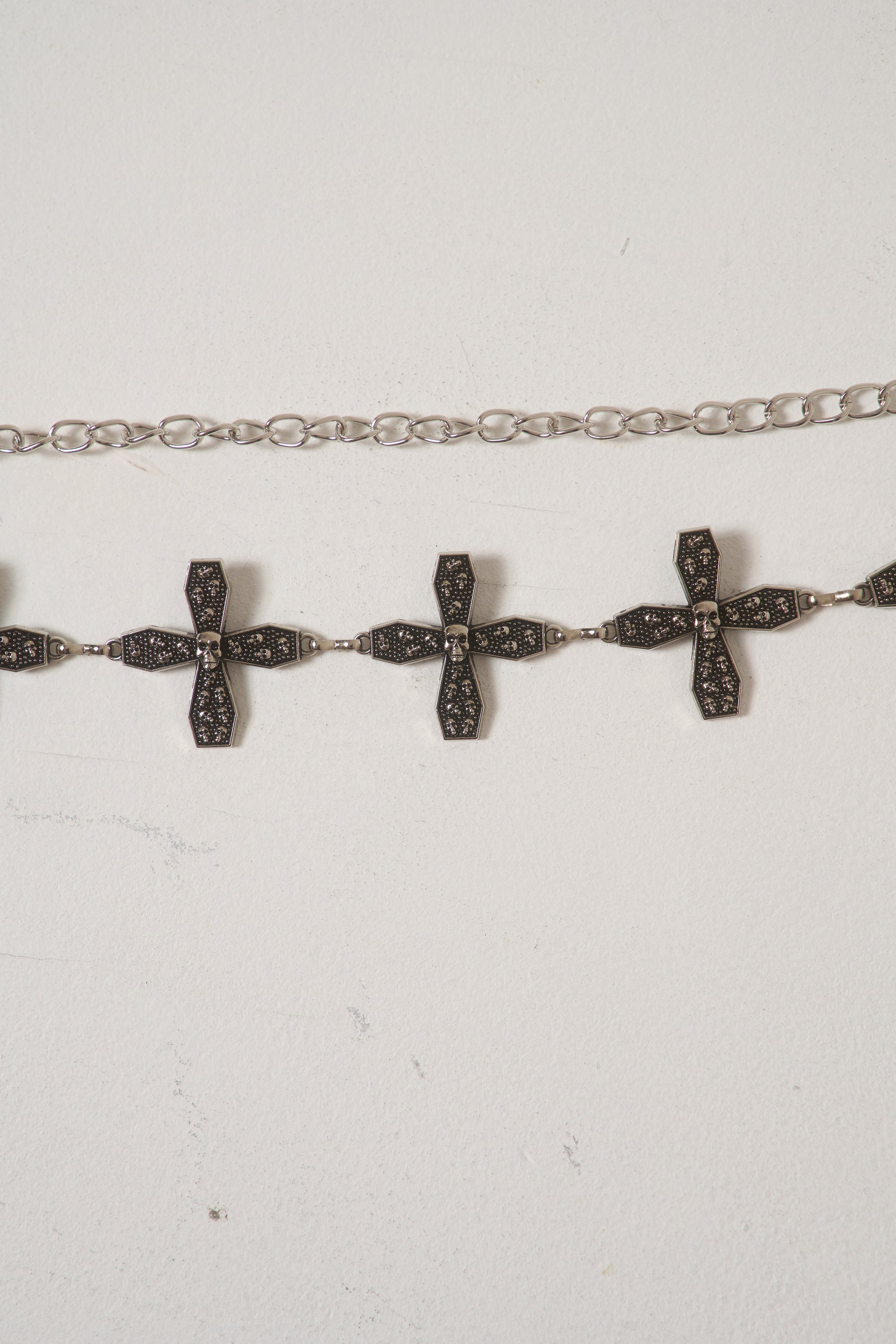 コフィンクロス スカルチェーンチョーカー