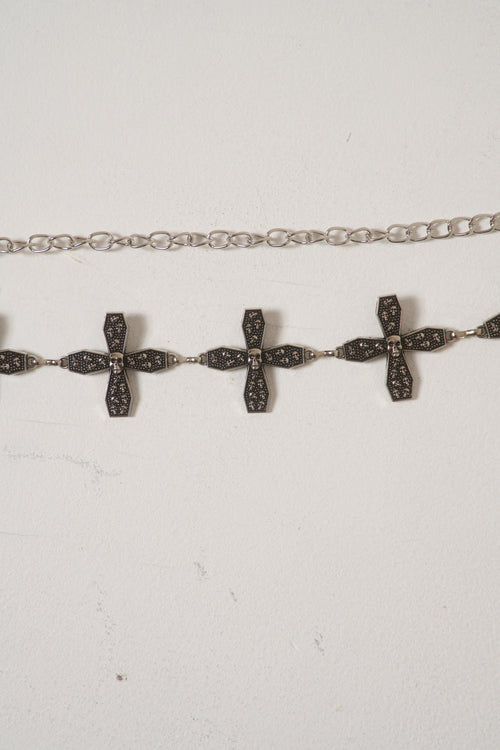 コフィンクロス スカルチェーンチョーカー
