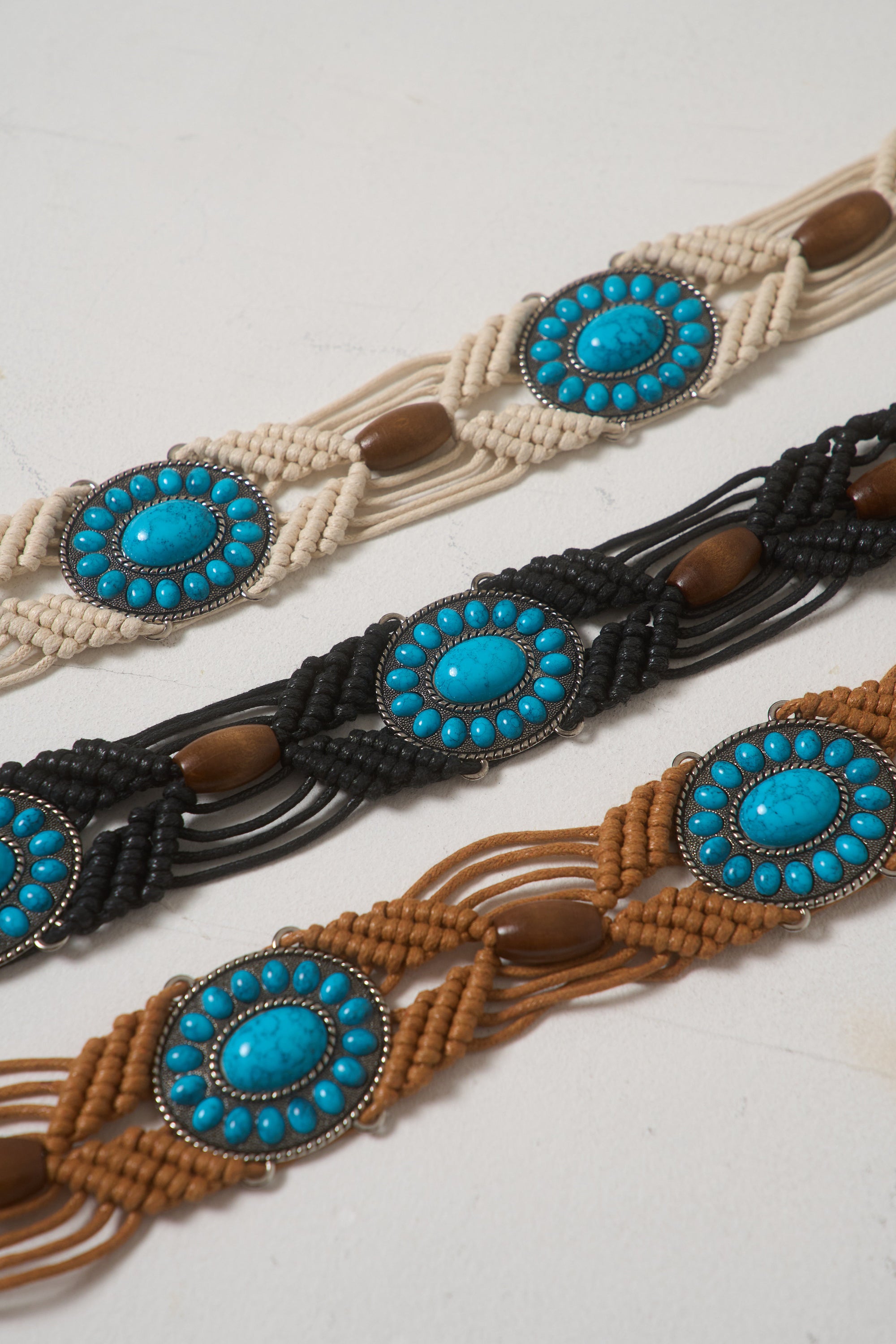 ギャル最強!! 闇クロスマクラメベルト