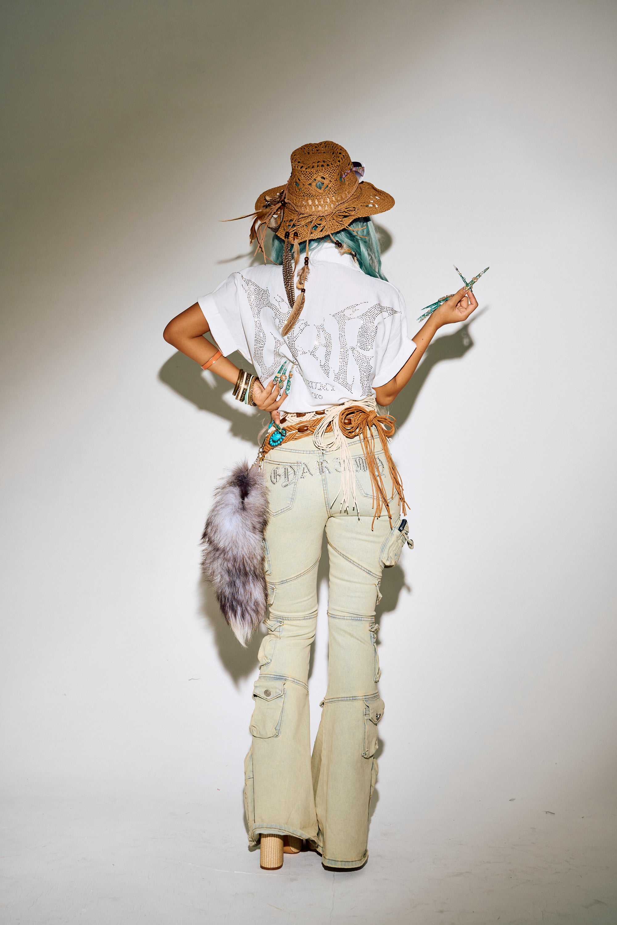 🦋超美脚ウエスタン♡デニムフレアパンツ🦋